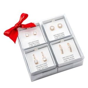 GIANI BERNINI 18k gold plated sterling silver set